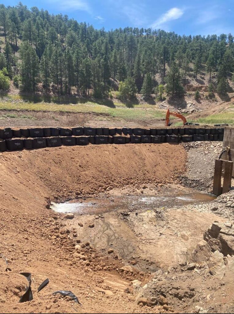 TrapBag Cofferdam System install in New Mexico
